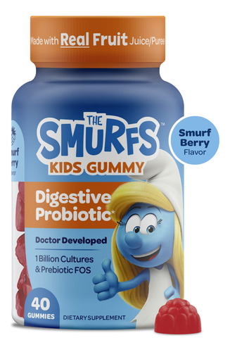 The Smurfs Kids - Gomitas Probioticas Para Ninos Con 1 Mil M