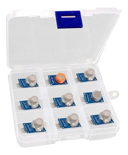 Kit De Sensores Mq2 Mq3 Mq4 Mq5 Mq5 Mq6 Mq7 Mq8 Mq9 Mq135