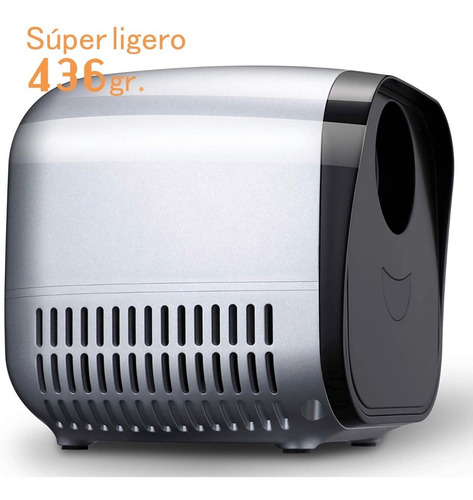 Imagen 6 de 10 de Mini Proyector Cañon Portátil Led 500 Lumens 110 Pulgadas Vga Hdmi Hd Multipuertos