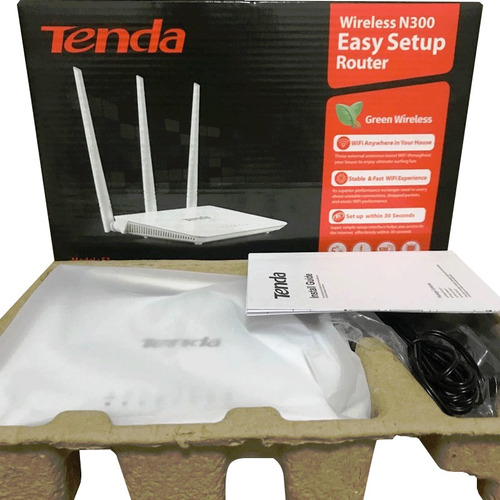 Router Tenda F3 N300 Blanco 110v/220v