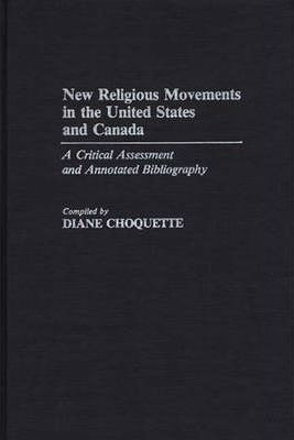Libro New Religious Movements In The United States And Ca...