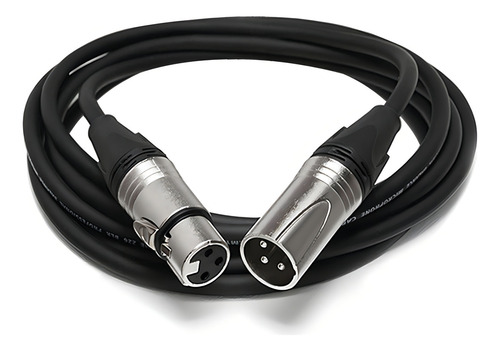 Cabo Dmx 1,5 Metro Xlr Macho/ Fêmea Canon Iluminação Dj Pro 110v/220v