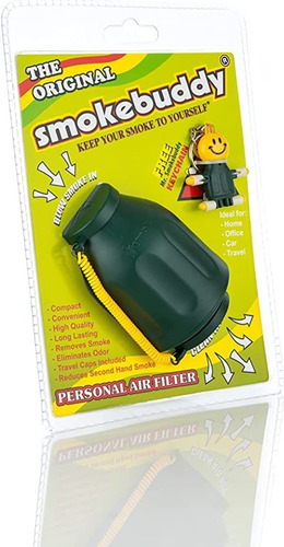 Smoke Buddy - Filtro De Aire Personal, Color Verde