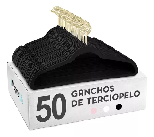 Cohesion Products, Set de 50 Ganchos con Terciopelo | Cos