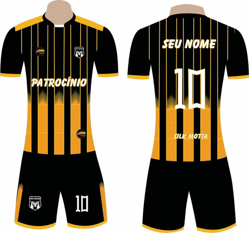 Kit Com 20 Camisas + 12 Calções Personalizado