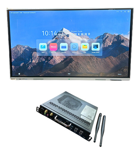 Tela Interativa 85'' + Sistema Ops