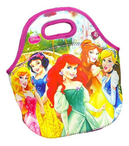 Lonchera Disney  Princesas 29 Cm Envio Gratis 