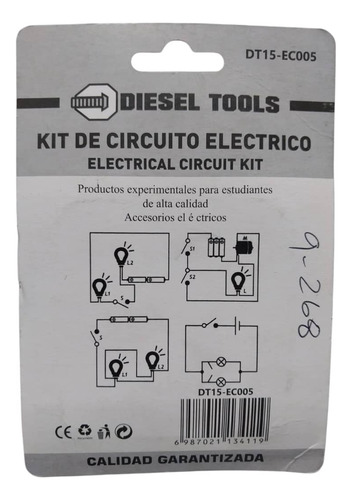 Kit Circuito Electrico Escolar 5 Pzas Diesel T. Pack X 2unid