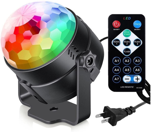 Sonar Luces De Fiesta Activados Con Control Remoto De I...