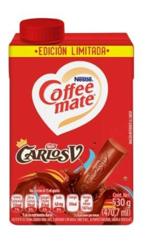 Sustituto De Crema Para Café Coffee Mate Carlos V Chocolate
