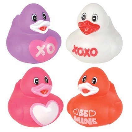 Día Amor Goma Duckys San Valentín - 12 Ct