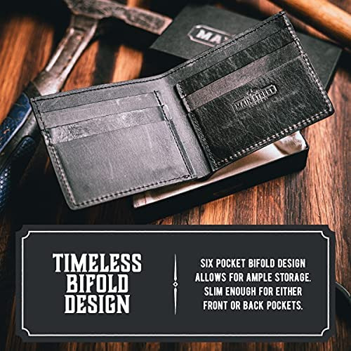 Cartera Plegable De Cuero Main Street Forge Para Hombre | Fa
