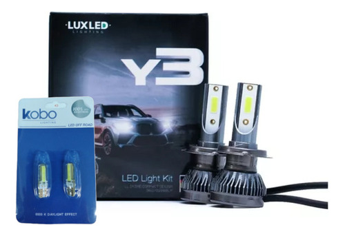 Kit Cree Led Y3 Chip Dob Ultra Slim 22000 Lm + 2 Led T10