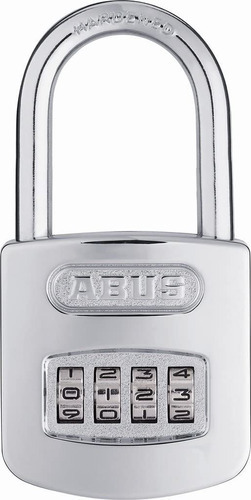 Abus 160/50hb50 - Candado De Combinacion De Cromo Reajustab