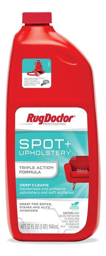 Rug Doctor Spot + Upholstery Limpiador Triple Accion 946 Ml