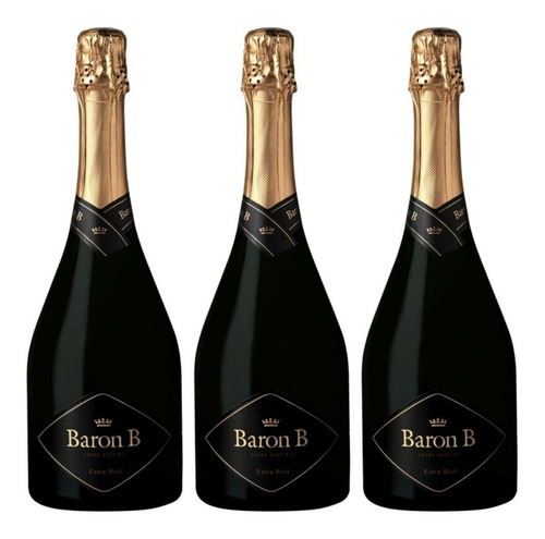 Combo Champagne Baron B Extra Brut X3 750ml Pack Zb