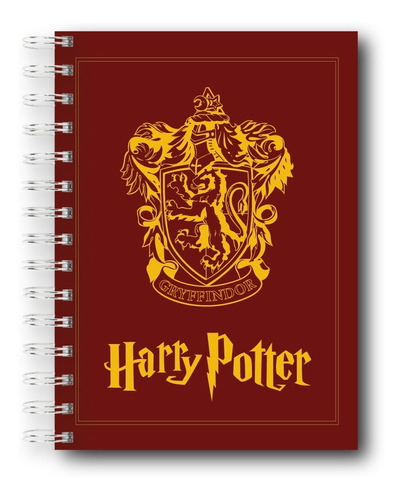 Cuaderno De Harry Potter Casa Gryffindor +separador A Tono