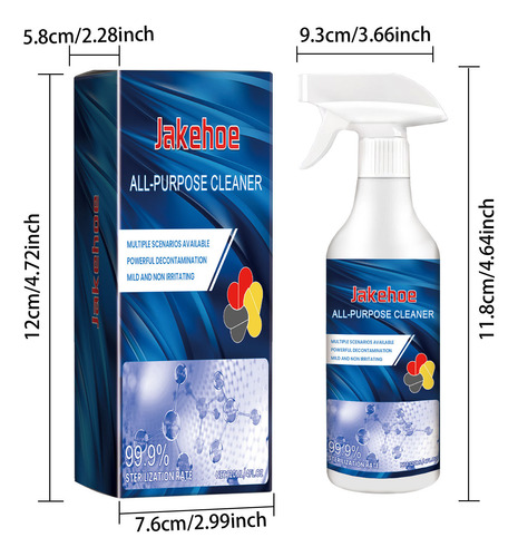 Limpiador Multiusos De 120 Ml Para Limpiar Manchas Various S