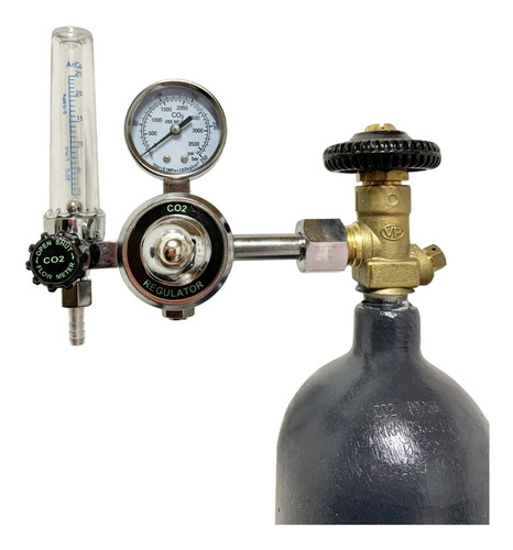 Imagen 6 de 9 de Valvula Reguladora Para Co2 Con Caudalimetro Mig-tig Smg