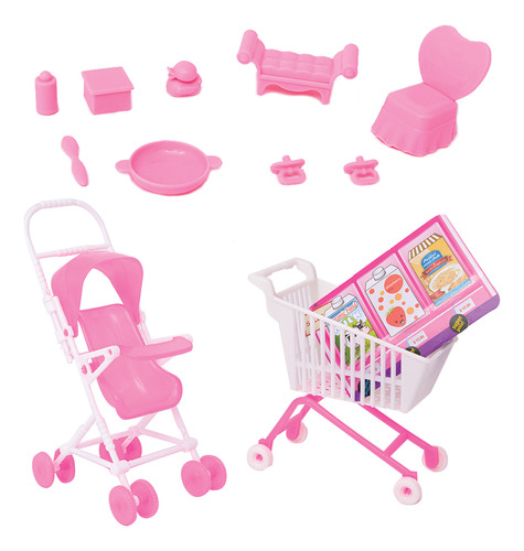 Set De Muñeca Nicole Familia Feliz 2 Figuras 29.2cm
