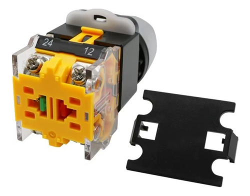 Comutador Interruptor Seletor Bloqueio Com Chave 22mm