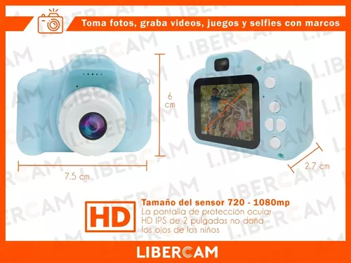 Cámara Compacta Digital Fotos Niños Recargable + Juegos 32g