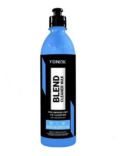 Blend Cleaner Wax Vonixx Cera Automotiva De Carnauba Sílica