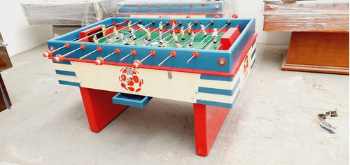 Imagen 2 de 7 de Futbolito Tradicional Con Mecanismo De Monedas De Uso Rudo