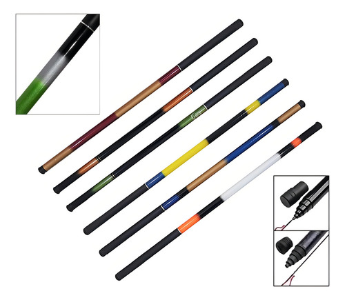 Vara Telescópica Cmik 40% Carbono (2,10m) 4-6lbs