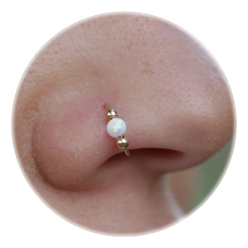Piercings Falsos De Nariz 14k Oro Lleno Falso Aro De Na...