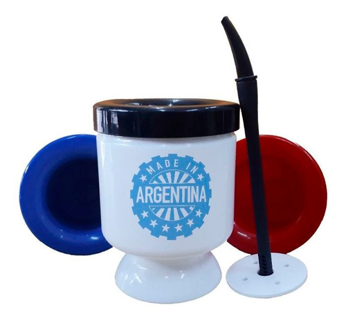 Mate Plastico Argentina Made Simbolo Cultura