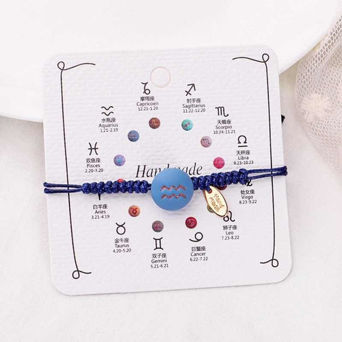 Pulsera Zodiacal, Pulsera Signo Del Zodiaco, Pulsera Signos Diámetro 16.26 Cm