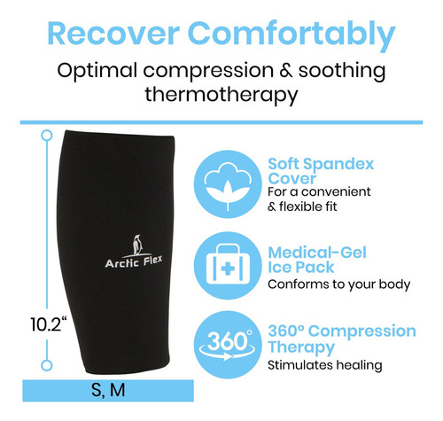 Arctic Flex Ice Sleeve Para Rodilla, Codo, Brazo - Paquete D