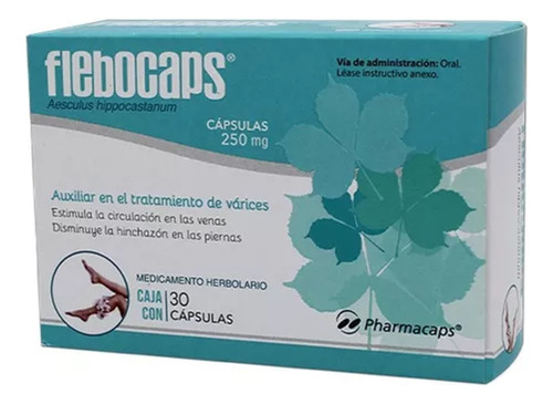 Flebocaps 30 Cápsulas 250mg