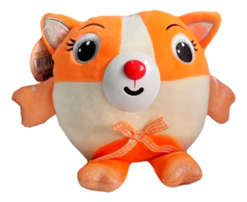 Imagen 3 de 4 de Peluche Fantasia Zorrito Big Lenguas Pets Brillo Y Sonido