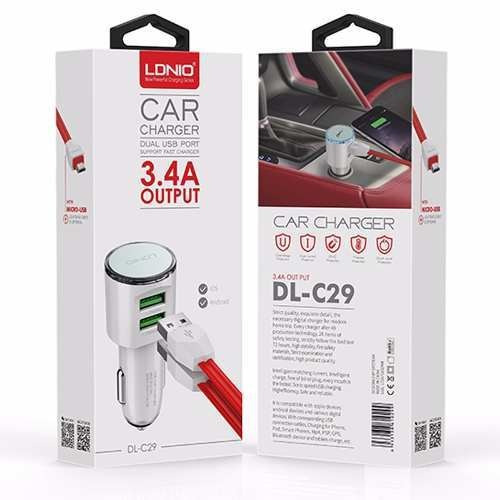 Cargador Ldnio Dl-c29 De Auto