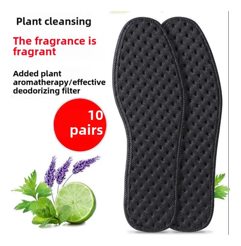 1 Pair Perforated Bamboo Charcoal Black - 37 Yards - Bamboo