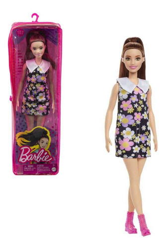 Muñeca Barbie Fashionista Estuche #187 Mattel - Art. Fbr37