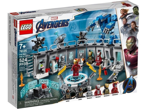 Lego Original 76125 Iron Man Sala De Armaduras Avengers