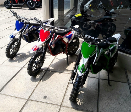 Imagen 1 de 15 de Moto Cross Mini Eléctrica Gaf Niños Regala Felicidad V
