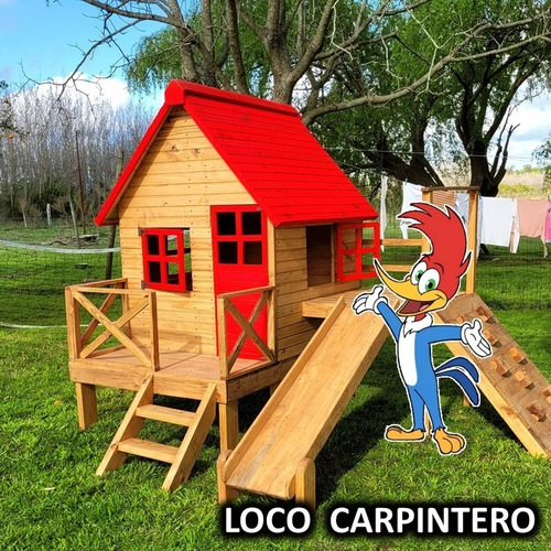 Imagen 6 de 7 de Casita De Madera Infantil Día Del Niño Navidad Reyes 2023