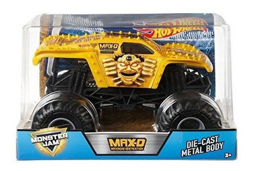 Vehículo Hot Wheels Monster Jam Gold Max-destos Camiones A E