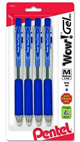 Pentel Wow! Colores De Gel Retráctil Pluma Del Gel, 0.7mm, M