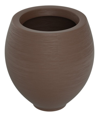 Vaso Oval 50x41cm Polietileno Sem Prato Fibrarte Lux Wt