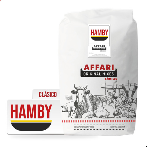 Hamby Condimento Integral Para Hamburguesas X 25kg Premium