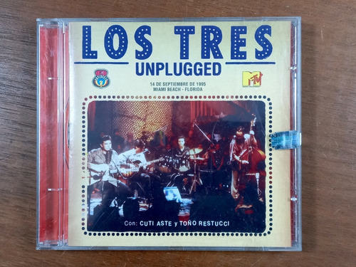Cd Los Tres - Unplugged (1996) Sellado R20