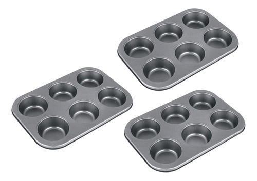 Tripack De Molde Muffins Record 6 Uds Antiadherente