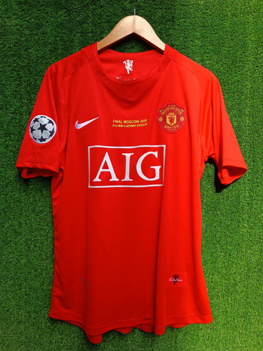 Camiseta Ronaldo Club Manchester United 2007/08 Manga Corta