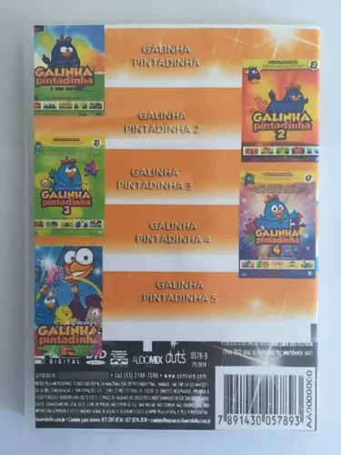 Dvds Galinha Pintadinha, Coleção Completa, Item Infantil Dvd Video Usado  51974289