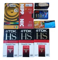 Comprar Kit Com 05 Fitas Vhs, 02 Vhc E 02 Mini Dv Novas Lacradas